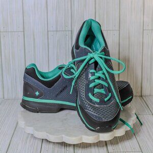 Specialized Women's Gray and Teal Athletic Shoes